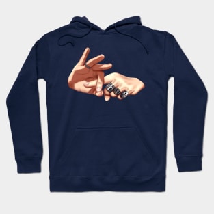 Eddie's Hands Transparent Hoodie